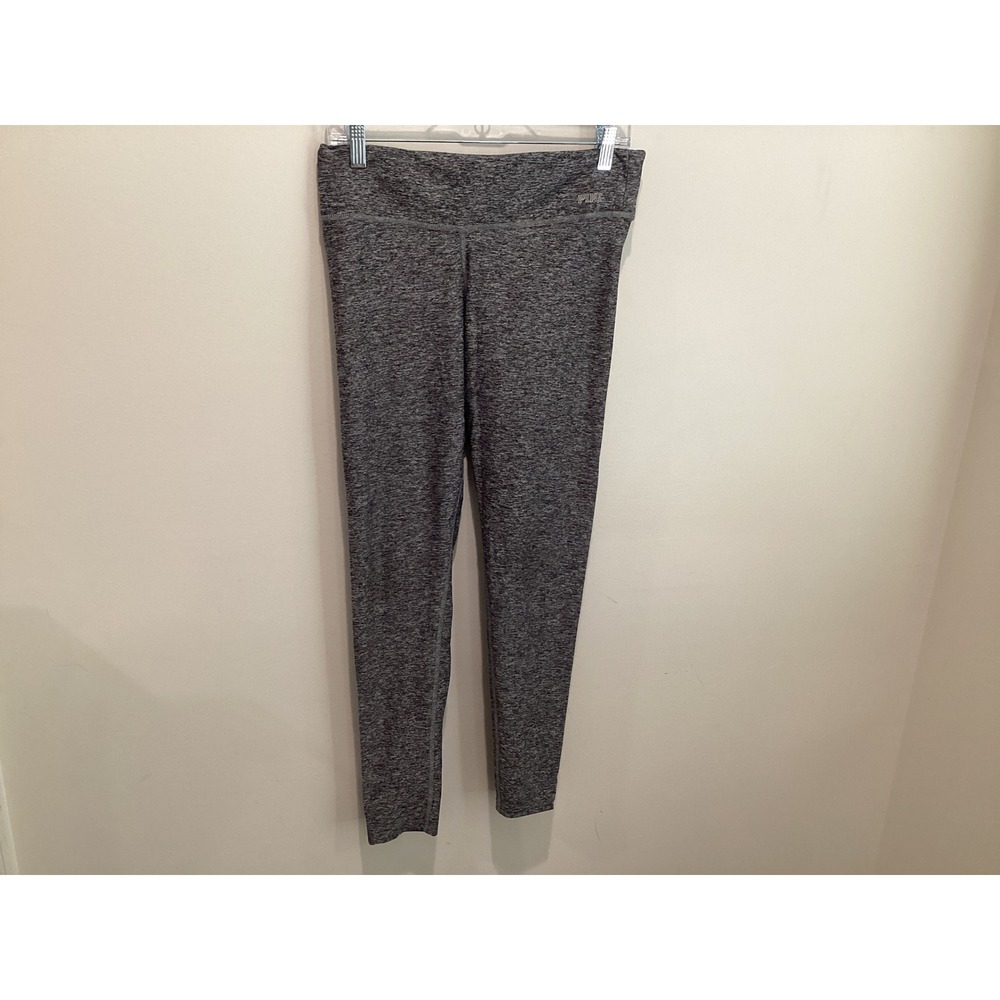 Victorias Secret PINK Gray Space Dye Marl Leggings Athleisure Yoga Pants Womens